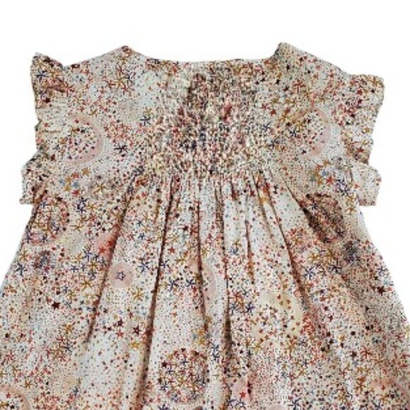 Emile et Ida Liberty Fabric Constellation Stars Dress Size 8A - Picture 5 of 5